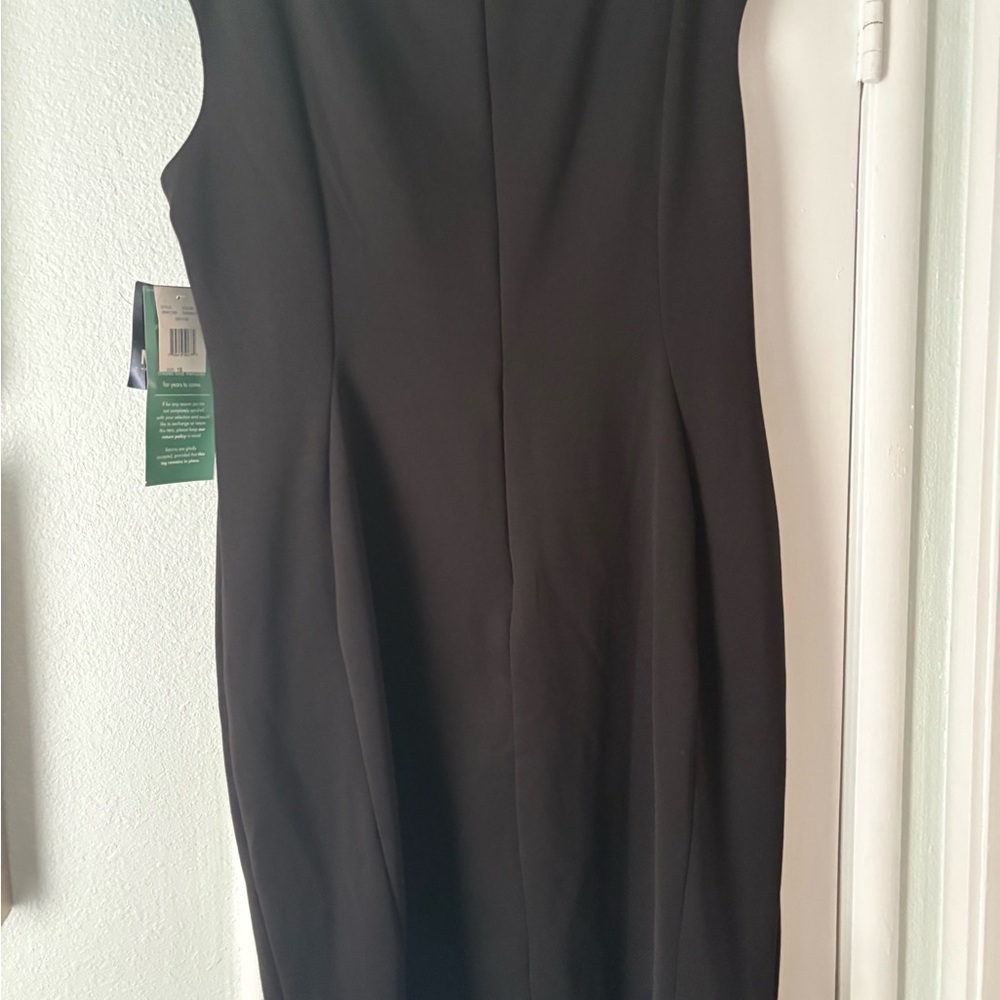 Black & Lilac Geometric Sheath Dress - Women's OR BEST OFFER - Picture 2 of 4